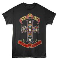 Guns N' Roses Appetite For Destruction Smoke Music Shirt L black