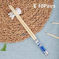 5/10Pairs White Gold Chopsticks Set Healthy Korean Sushi Sticks Chopsticks Reusable Non-Slip Chopsticks For Party Hotel Restaura as the picture