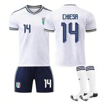 27 Italijos išvykos rungtynių baltas Tonali marškinėlis Nr. 8, Barelladona Futbolo apranga Nr. 18 XS
