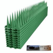 10PCS Deterrent Tool Bendable Bird Repellent Spikes 3.5cm Spikes Anti Climb Anti Bird Thorn Fence Wall Spike Outdoor Garden žalia