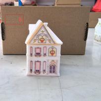 New Cute Holiday Village Spice House Mini Cartoon House Storage Box Desktop Decoration House House Craft Ornament