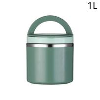 630/1000 ml maisto terminio indo izoliuotos sriubos puodelio termoso indai iš nerūdijančio plieno pietų dėžutės, palaikykite karštą moksleiviams L žalia