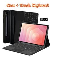 Dėklas Galaxy Tab S11 Ultra 14,6 colio , Odinis dėklas su belaidže klaviatūra ir S Pen laikikliu, skirtas SM-X936B/ SM-X930, Juodas Tab S11 Ultra 14.6&Portuguese