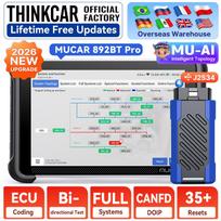 CANFD DOIP Diagnostic Tool MUCAR 892BT PRO OBD2 Scanner ECU Coding Topology Map J2534 Pass-Thru AI Full System 8 inch Battery Powered