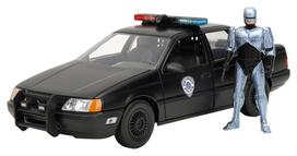 Jada Toys Ford Taurus OCP Police Robocop with Figure Finished Model 1/24 (Robocop) -