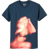 Unisex-Adult Dua Lipa Official Merch Illusion T-Shirt L mėlyna