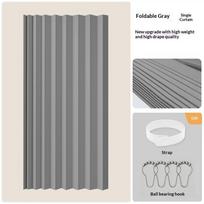 Stilinga Elegantiška Sulankstoma Durų Užuolaida Be Gręžimo Dizaino Namų Dekoras Privatumui Geresniam Erdvės Padalijimui Virtuvei Namų Miegamajam Gray gray