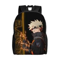 1Piece My Hero Academia Rucksack Bakugo Katsuki Backpack New Semester Begins One Size black