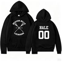 Autumn Teen Wolf Hoodie Beacon Hills Stilinski 24 Lahey McCall Men Womnen Pullover Hooded Sweatshirt Casual Streetwear Tops 120 black