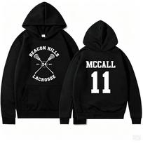 Autumn Teen Wolf Hoodie Beacon Hills Stilinski 24 Lahey McCall Men Womnen Pullover Hooded Sweatshirt Casual Streetwear Tops 130 black
