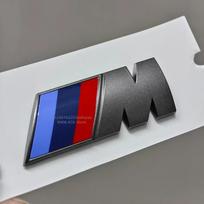 3D ABS Sparno Emblema Galinės Bagažinės Ženklelis BMW M Power X1 X2 X3 X5 X6 X7 F21 G20 M Sporto Lipdukai Automobilio Aksesuarai 5.5cmX2cm 2 pieces pilka