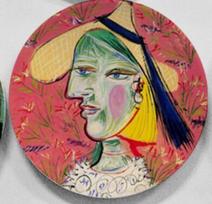 Picasso Aliejiniai Abstraktaus Tapybos Lėkštės Sienų Dekoratyvinės Kabinamos Lėkštės Patiekalų Padėklai Namų Dekoro Meno Keraminės Lėkštės Eksponavimas 6 inch