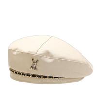 Polyester Girl Beanie Hat Women Beret Korean Style Hat Fashion Painter Hat Winter Autumn Beret smėlis