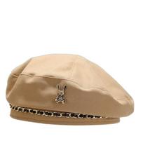 Polyester Girl Beanie Hat Women Beret Korean Style Hat Fashion Painter Hat Winter Autumn Beret chaki