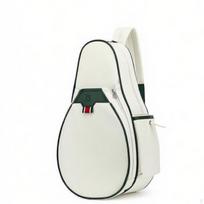 Tennis Racket Backpack Waterproof Badminton Bag Lightweight White