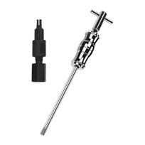 Manual Slide Hammer Puller Kit Metal Threaded Removal Tool Set for Equipment Disassembly and Maintenance Work Use black
