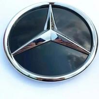 Skirta Mercedes-Benz W164 ML klasės Iki 2013 m. 185 mm 3D ABS logotipas Priekinių grotelių žvaigždės logotipas ženklelis veidrodinis dugnas