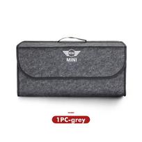 Automobilio laikymo krepšys Sulankstoma veltinio organizatoriaus dėžutė Bagažinės įrankių dėklas MINI Cooper One S JCW Countryman R56 R50 R53 R55 F56 F55 gray