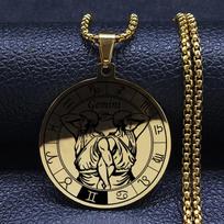 12 žvaigždynų pakabukų karoliai Zodiako Ožiaragio ženklo karoliai vyrams Moterų geriausioms draugėms Šeimos gimtadienio dovanų grandinės papuošalai black