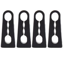 Durų užrakto amortizatorius Buferis Slopintuvas Sandariklis Smūgius sugeriantis Slopinantis apsauginis elementas Renault Captur J87 2013 2014 - 2019 Renault Kaptur 4pcs gray
