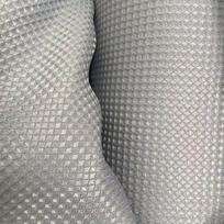 Vandeniui atspari pelėsiui atspari vaflinė dušo užuolaida, 240g 120cm x 180cm with Metal Roller Rings šviesiai pilka spalva