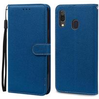 A40 dėklas Samsung Galaxy A40 dėklas Odinis piniginės tipo atverčiamas dėklas Samsung A40 A 40 dėklas SM-A405F dangtelis Coque Fundas Etui Capa For Samsung A40 tamsiai mėlyna spalva