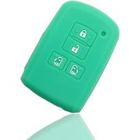 MALAKO Toyota Smart Key Silikoninis Dangtelis 4 Mygtukų Dangtelis Raktų Dėklas Raktų Dangtelis Silikoninis žalia