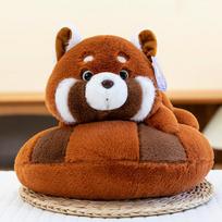Kūrybiškas Donuto Raudonasis Panda Pliušinis Žaislas Mielas Meškinas Lėlė Vaikų Ramioji Pagalvė Įmonė 25cm brown