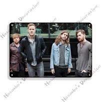 Imagine Dragons Roko Grupė Metalinis Ženklas Rūdyjęs Vintažinis Plakatas Nostalgiškas Senas Metalinis Ženklas Baras Pub Klubas Vyro Urvas Sienos Dekoratyvinis Ženklas 20x30cm（7.8x11.8inch）