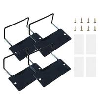 4 vnt. Neslystantis čiužinio fiksatorius Metaliniam Mediniam Lovos Rėmui Stabilizatoriai Laikiklis Saugus Fiksavimas Nuo Slankiojimo Metalinis Dizainas juoda
