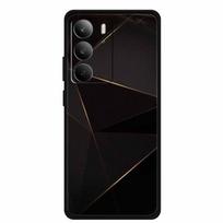 For Realme 14x dėklas OP Realme RMX5020 Red Moon Apsauginis minkšto silikono dėklas nuo dulkių telefonui Realme 14x Coque TPU galinis dangtelis For Realme 14x black