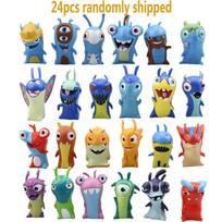 24vnt. Slugterra Sliekas Maginis Žvėris Monstras Kawaii Mielas Anime Veikėjo Modelis Serija Žaislas Dovana Vaikams Suaugusiems Animacinis Elfas Anime Žaislas blue