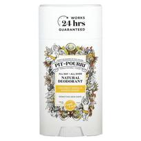 Poo-Pourri, natural deodorant, coconut vanilla sandalwood, 2 oz (70 g) white