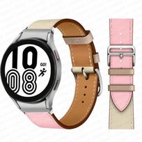 20 mm dirželis Samsung Galaxy Watch 6 4 classic/5 Pro 44 mm 40 mm 47 mm 43 mm 45, be tarpų, odinė apyrankė Correa Galaxy Watch 6 dirželis Galaxy 5 40mm 44mm brown