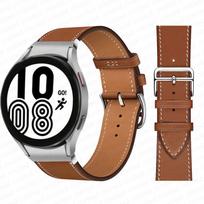 20 mm dirželis Samsung Galaxy Watch 6 4 classic/5 Pro 44 mm 40 mm 47 mm 43 mm 45, be tarpų, odinė apyrankė Correa Galaxy Watch 6 dirželis Galaxy 6 44mm 40mm black