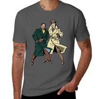 Blake ir Mortimer Iš Geltonosios M La marque Jaune Viršelis Marškinėliai gyvūnas prinfor berniukams naujas leidimas vyrams grafiniai marškinėliai 4XL black