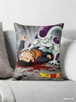 Dragon Ball Pillow Anime Fan Favorite Goku  Vegeta Print Decorative Pillow for Fans Anime Home Decor and Anime Enthusiast Sty 45x45cm gray