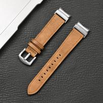 Odinis dirželis Samsung Galaxy Watch 6 Classic 47mm 43mm, be tarpų, apyrankė Correa for Galaxy Watch 7 6 5 4 5Pro 45MM Watch 4 Classic 46mm brown