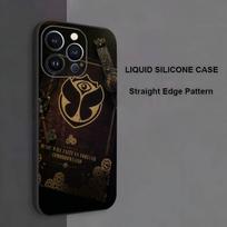 T-Tomorrowland-ES Muzikinis telefono dėklas iPhone 17,16,15,14,13,12,11 ,Pro Max,XS,X,XR,SE,Mini,8,7,Minkštas silikoninis juodas dangtelis iPhone17Pro