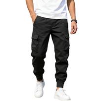 Mens Work Trousers Cargo Trousers for Men UK Linen Trousers Mens Chinos Trousers Men Comfortable Fit Suitable for Various Activities XL juoda