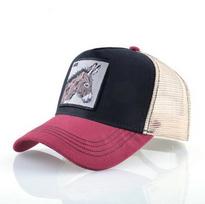 With Embroidery Animals Patch Four Seasons Snapback Baseball Cap For For Men And Women Adjustable Visor Hat Fashion Trucker Caps Adjustable black