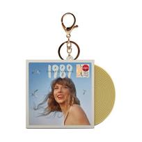 Taylor Swift Album Cd Keychain Key Ring Graduation Party Favors Blue gray
