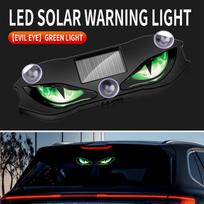 Saulės energija veikiantis automobilio LED žibintas „Velnias akis“: Belaidis siurbtukas, Dinamiškos išraiškos raudona, mėlyna, žalia spalvomis Standard Model gray