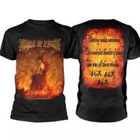 Juodos Metalo Roko Cradle Of Filth Marškinėliai Vyriški 3D Spausdinimas Vyrai Moterys Hip Hop Tendencija Trumpomis Rankovėmis Marškinėlis Per dydį Gatvės Marškinėlis Y2k Viršus XXS orange