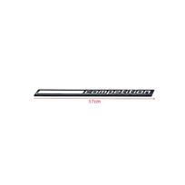 Sidabrinė Juoda COMPETITION Juosta Pabrėžtas Emblema BMW Thunder Edition M1 M2 M3 M4 M5 M6 M7 M8 X3M X4M X5M X6M Automobilio Kamieno Lipdukas tv2 glossy black silver black
