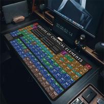 Periodic Table of Elements Mouse Pad Large Gaming Keyboard Mousepad with Stitched Edge Non-Slip Rubber Base Office PC Desk Mat 40x90cm