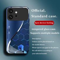 Hard Tempered Glass Case For Honor 600 Pro 600 Lite Protective Cover Gradient Color Pattern Back Shell Fundas Honor 600 gray