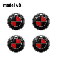 56/60/65/70 mm automobilio ženklelio ratlankio centro dangtelio lipdukai, stebulės dangteliai, skirti BMW M Z4 M3 M5 M6 X3 E46 E90 E39 F10 F20 F30 G20 E60 X6 4pcs 56mm black