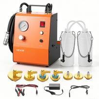 VEVOR Elektrinis stabdžių nuorinimo rinkinys, 120V automatinis stabdžių skysčio nuorinimo rinkinys su 7 pagrindinio cilindro adapteriais ir dvigubu maitinimu 20.5 x 24 x 30.5 cm