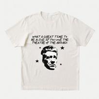 David Lynch T-Shirt | Filmmaker Movie Buff Tee Gift | Philosophy Existentialist Absurdist Vintage Shirt | Cinema Lover, Film Student Gift 140 white